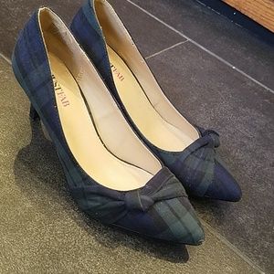 Justfab Karinna plaid heels